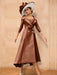 Long-Sleeve A-Line Princess Gown for the Mother of the Bride with Bowknot