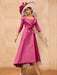 Long-Sleeve A-Line Princess Gown for the Mother of the Bride with Bowknot