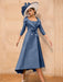 Long-Sleeve A-Line Princess Gown for the Mother of the Bride with Bowknot