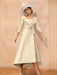 Long-Sleeve A-Line Princess Gown for the Mother of the Bride with Bowknot