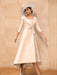 Long-Sleeve A-Line Princess Gown for the Mother of the Bride with Bowknot