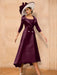 Long-Sleeve A-Line Princess Gown for the Mother of the Bride with Bowknot