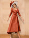 Long-Sleeve A-Line Princess Gown for the Mother of the Bride with Bowknot