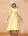 Long-Sleeve A-Line Princess Gown for the Mother of the Bride with Bowknot