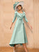 Long-Sleeve A-Line Princess Gown for the Mother of the Bride with Bowknot