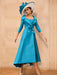 Long-Sleeve A-Line Princess Gown for the Mother of the Bride with Bowknot