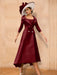 Long-Sleeve A-Line Princess Gown for the Mother of the Bride with Bowknot