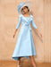 Long-Sleeve A-Line Princess Gown for the Mother of the Bride with Bowknot