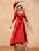 Long-Sleeve A-Line Princess Gown for the Mother of the Bride with Bowknot