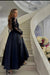 Elegant Long Sleeves Black Evening Dress Ankle Length Special Occasion Dress