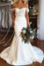 Elegant Off Shoulder Mermaid White Lace Long Wedding Dresses Formal Dresses - wedding dress