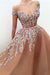 Elegant Off-the-Shoulder Appliqued V-Neck Mermaid Prom Dress with Belt