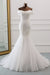 Elegant Off-The-Shoulder Mermaid Wedding Gown Featuring Tulle Lace - Wedding Dresses