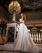 Elegant Off-The-Shoulder Satin A-line Wedding Gown with Modest Lace and Sweetheart Appliques