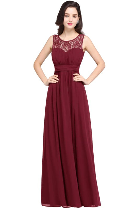 Simple Chiffon Formal Dresses - Bridelily Simple Chiffon Formal Dresses - Bridelily
