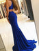 Elegant Royal Blue Mermaid Prom Dress