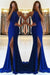Elegant Royal Blue Mermaid Prom Dress