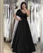 Elegant Royal Blue One Shoulder Sweetheart Off-the-Shoulder Evening Dress