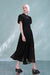 Elegant Short Sleeves Black Daily Lace Formal Dress - Dresses