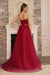 Elegant Strapless Sweetheart Tulle Ball Gown Prom Dress Long - Prom Dresses