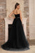Elegant Strapless Sweetheart Tulle Ball Gown Prom Dress Long - Prom Dresses