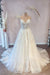 Elegant Sweetheart A-line Tulle Gown with Lace Details - Wedding Dresses
