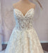 Elegant Sweetheart A-line Tulle Gown with Lace Details
