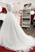 Elegant Sweetheart A-line Wedding Gown with Long Tulle Ruffles