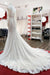 Elegant Sweetheart Mermaid Lace Bridal Gown with Long Sleeves and Tulle