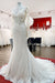 Elegant Sweetheart Mermaid Lace Bridal Gown with Long Sleeves and Tulle