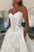 Elegant Sweetheart Tulle Aline Wedding Dress with Appliques