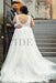 Elegant Tulle Lace Wedding Dresses Aline Appliques Plus Size Bridal Dress