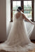 Elegant Tulle Lace Wedding Dresses Aline Appliques Plus Size Bridal Dress