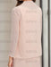 Tea-Length Mother of the Bride Sheath Dress with Beaded Jacket