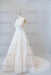 Elegant V-neck Appliques Tulle A-line Wedding Dress - Wedding Dresses