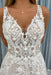 Elegant V Neck Lace Aline Wedding Dress with Appliques wedding dresses