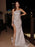 Elegant White Mermaid Evening Dress With Split