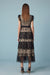 Elgant Bateau Neck Black Lace Maxi Dress Patchwork Sleeveless Evening Dress - Dresses