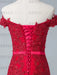 Evening Dress Mermaid Off The Shoulder Lace Lace Tulle Formal Party Dresses(APP ExclusivePrice  $176.99)