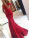 Evening Dress Mermaid Off The Shoulder Lace Lace Tulle Formal Party Dresses(APP ExclusivePrice  $176.99)