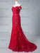 Evening Dress Mermaid Off The Shoulder Lace Lace Tulle Formal Party Dresses(APP ExclusivePrice  $176.99)