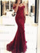 Evening Dress Mermaid Off The Shoulder Lace Lace Tulle Formal Party Dresses(APP ExclusivePrice  $176.99)