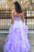 Excellent Excellent Two Pieces A-Line Lace Top Open Back Organza Sleeveless Prom Dresses Evening Dress - Prom Dresses