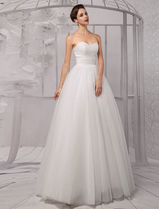 Tull Off-The-Shoulder Ball Gown Wedding With A Lace Wrap misshow