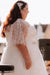 Exquisite Ivory Wedding Dress Aline Plus Size Tulle Lace Bridal Gown with Sleeves - Wedding Dresses
