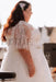 Exquisite Ivory Wedding Dress Aline Plus Size Tulle Lace Bridal Gown with Sleeves - Wedding Dresses