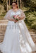 Exquisite Ivory Wedding Dress Aline Plus Size Tulle Lace Bridal Gown with Sleeves - Wedding Dresses