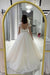 Exquisite Short Sleeves Aline Wedding Dress Beadings Lace Bridal Gown