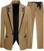 Jesse Fancy Light Brown Shawl Lapel Three Pieces Men Suits For Prom