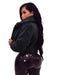 Faux Fur Coats For Women Grey Turndown Collar Long Sleeves Oversized Stretch Winter Coat